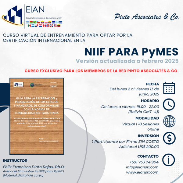 Curso NIIF para PyMES - Red Pinto Associates
